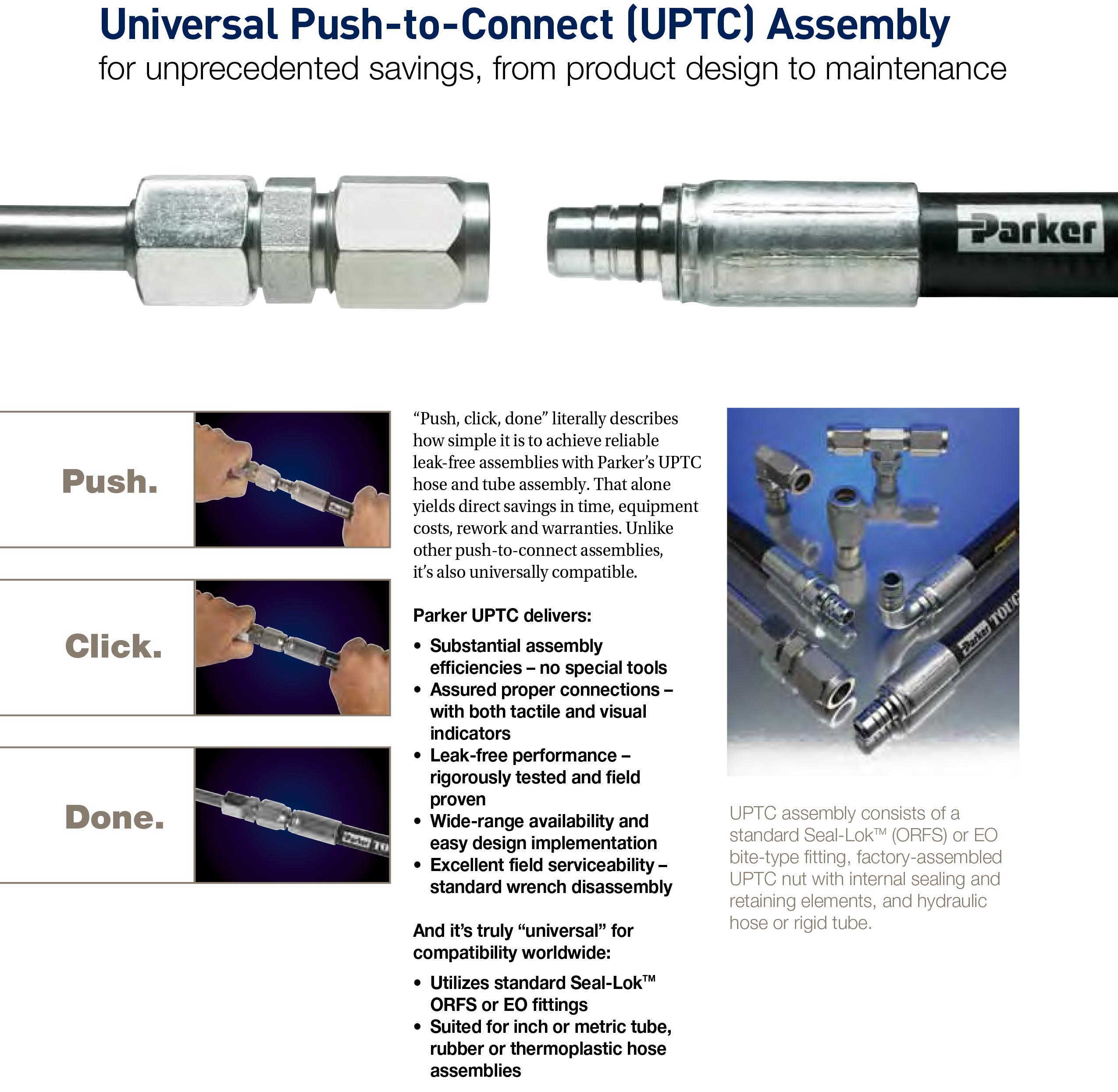 Tube Fittings, Hydraulic Leak-Free Fittings & Adapters Division